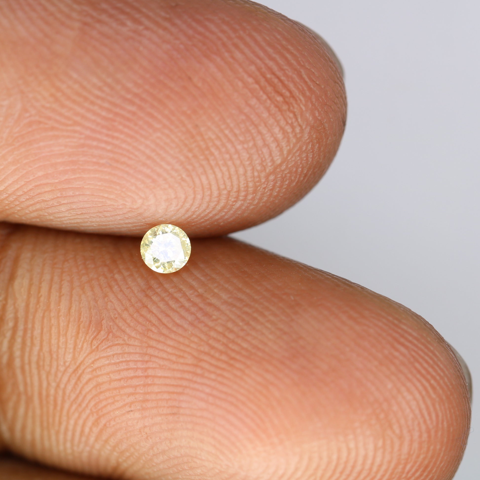 0.11 CT 3.00 MM Loose Round Brilliant Cut Light Yellow Salt and Pepper Diamond for Engagement Rings, Custom Jewelry and Chic Bracelets - JayKrishna Diamond
