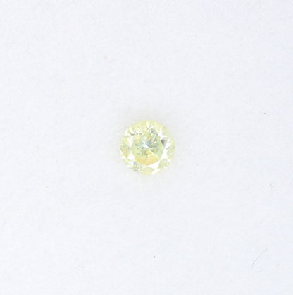 0.11 CT 3.00 MM Loose Round Brilliant Cut Light Yellow Salt and Pepper Diamond for Engagement Rings, Custom Jewelry and Chic Bracelets - JayKrishna Diamond