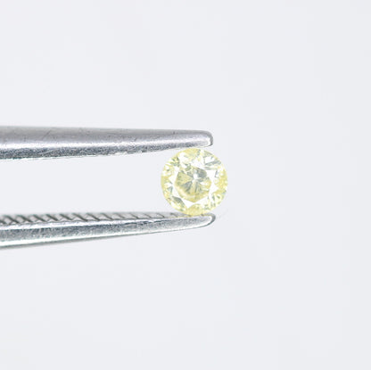 Natural 0.08 CT 2.70 MM Brilliant Cut Loose Yellow Diamond | Perfect for Engagement Rings, Earrings, Promise Rings, Bracelets & More - JayKrishna Diamond