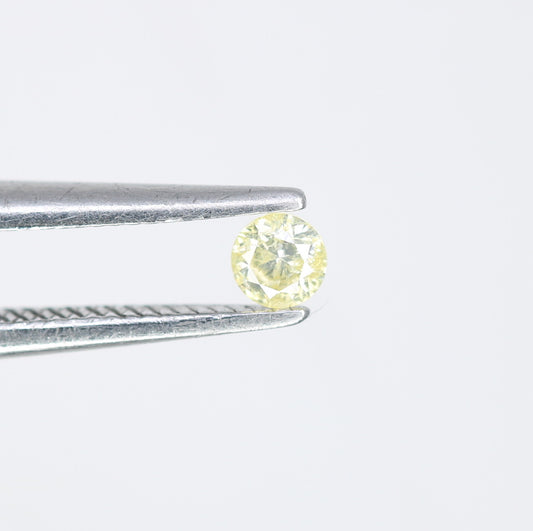 Natural 0.08 CT 2.70 MM Brilliant Cut Loose Yellow Diamond | Perfect for Engagement Rings, Earrings, Promise Rings, Bracelets & More - JayKrishna Diamond