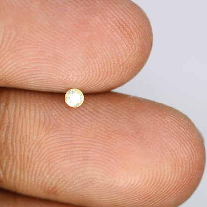 Natural 0.08 CT 2.70 MM Brilliant Cut Loose Yellow Diamond | Perfect for Engagement Rings, Earrings, Promise Rings, Bracelets & More - JayKrishna Diamond