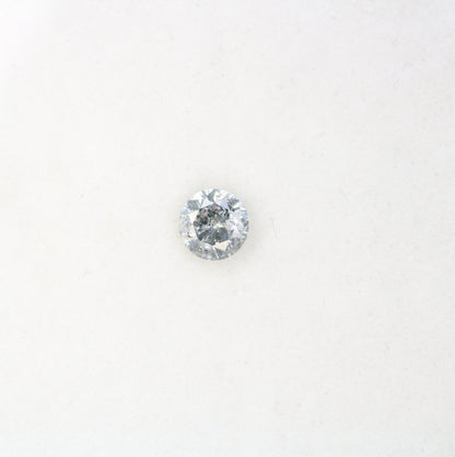 0.43 CT Round Brilliant Cut Salt and Pepper Natural Diamond for Engagement Ring and Unique Wedding Jewelry Design - JayKrishna Diamond