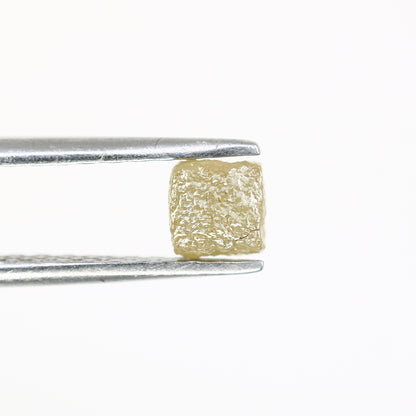 0.89 CT 4.10 MM Grey Natural Loose Congo Cube Shape Uncut Raw Rough Diamond - JayKrishna Diamond