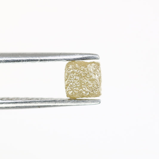 0.89 CT 4.10 MM Grey Natural Loose Congo Cube Shape Uncut Raw Rough Diamond - JayKrishna Diamond