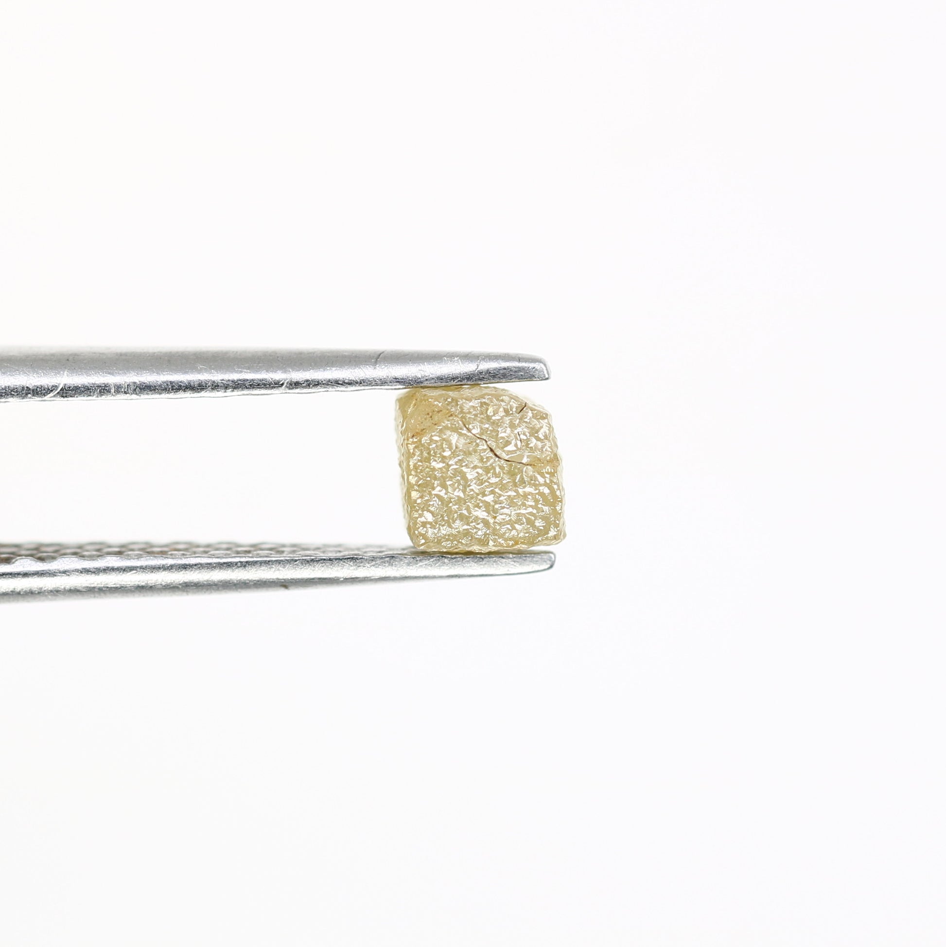 0.89 CT 4.10 MM Grey Natural Loose Congo Cube Shape Uncut Raw Rough Diamond - JayKrishna Diamond