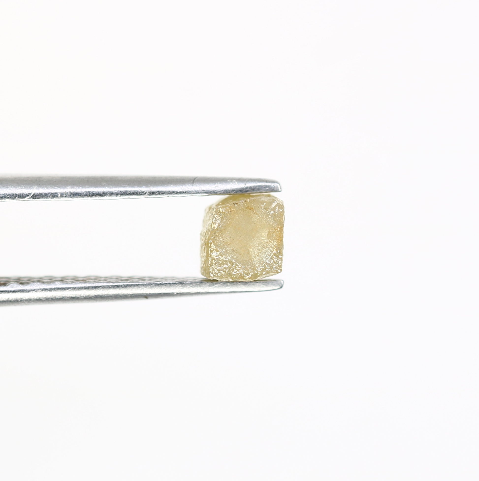0.89 CT 4.10 MM Grey Natural Loose Congo Cube Shape Uncut Raw Rough Diamond - JayKrishna Diamond