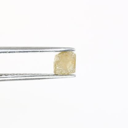 0.89 CT 4.10 MM Grey Natural Loose Congo Cube Shape Uncut Raw Rough Diamond - JayKrishna Diamond