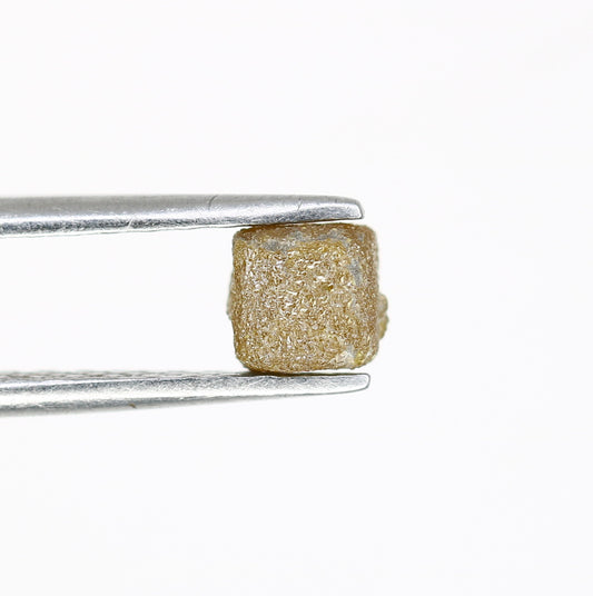 1.08 Carat Congo Cube Rough Diamond Natural Grey Loose Raw Diamond For Diamond Jewelry - JayKrishna Diamond