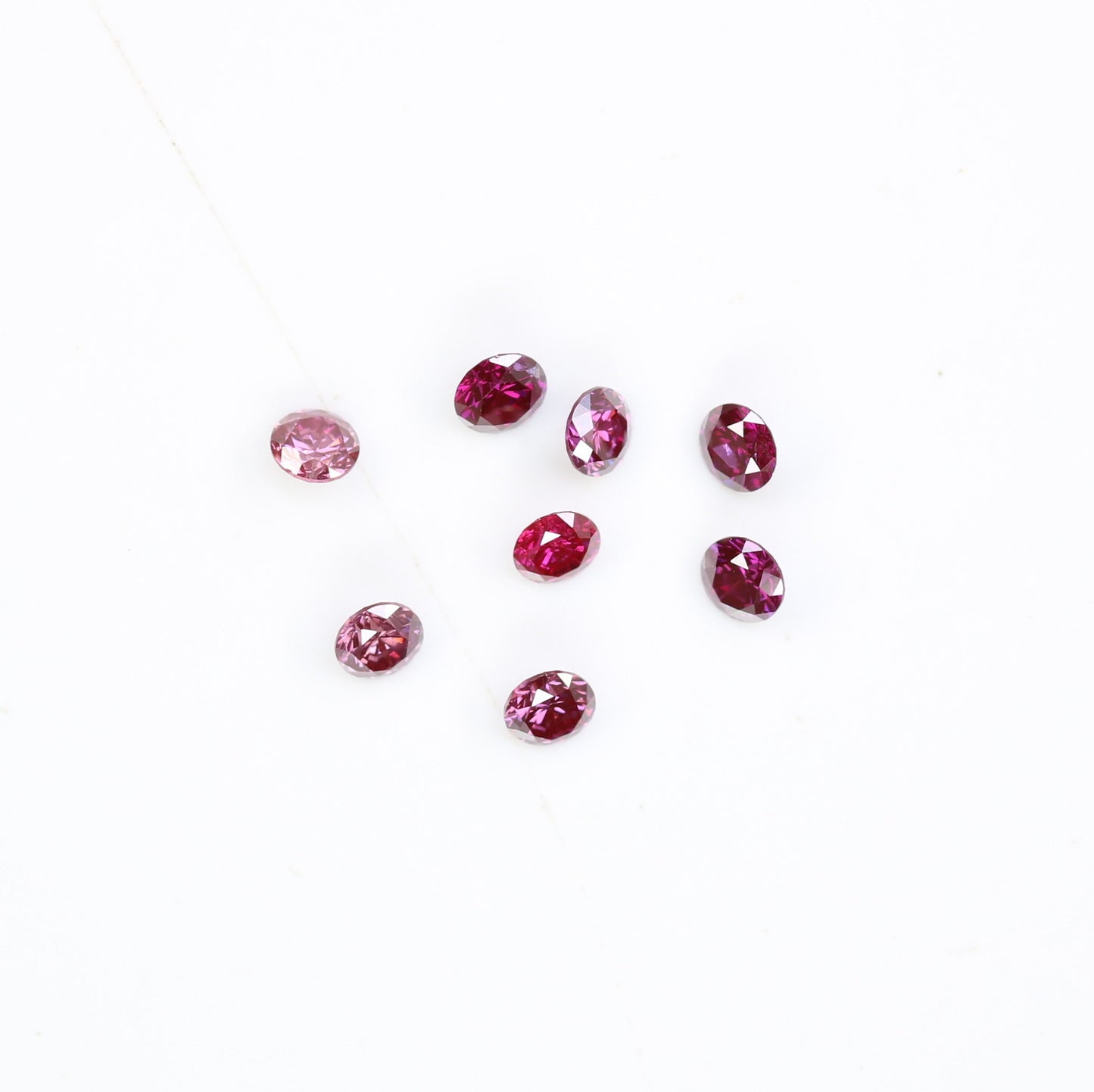 Stunning 0.35 CT Dark Pink Round Brilliant Cut Diamond | Perfect for Engagement Rings | 2.10-2.30 MM - JayKrishna Diamond