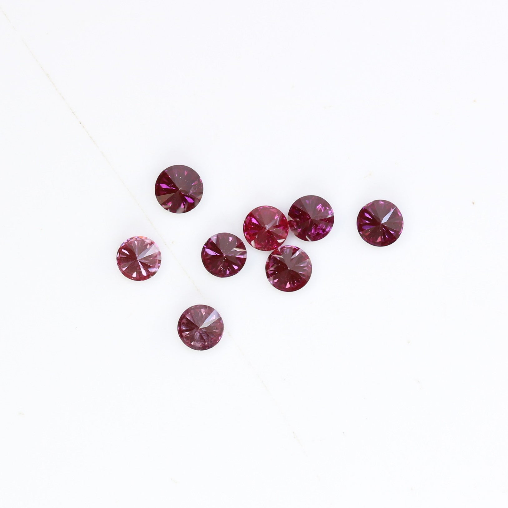 Stunning 0.35 CT Dark Pink Round Brilliant Cut Diamond | Perfect for Engagement Rings | 2.10-2.30 MM - JayKrishna Diamond