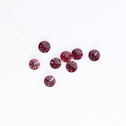 Stunning 0.35 CT Dark Pink Round Brilliant Cut Diamond | Perfect for Engagement Rings | 2.10-2.30 MM - JayKrishna Diamond