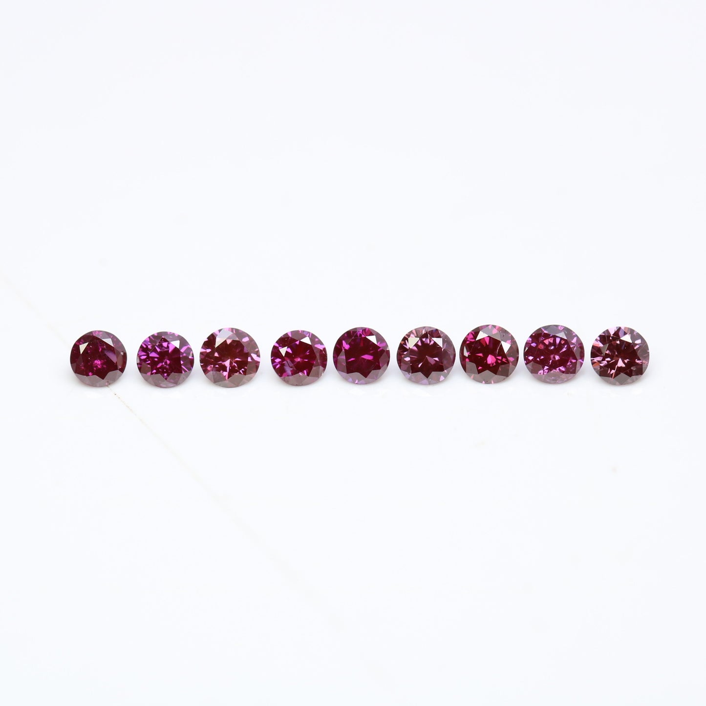 0.39 CT 2.10 to 2.20 MM Round Brilliant Cut Dark Pink Diamond for Custom Engagement Rings, Unique Bridal Jewelry & Elegant Fine Jewelry - JayKrishna Diamond