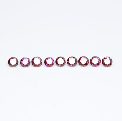 0.39 CT 2.10 to 2.20 MM Round Brilliant Cut Dark Pink Diamond for Custom Engagement Rings, Unique Bridal Jewelry & Elegant Fine Jewelry - JayKrishna Diamond