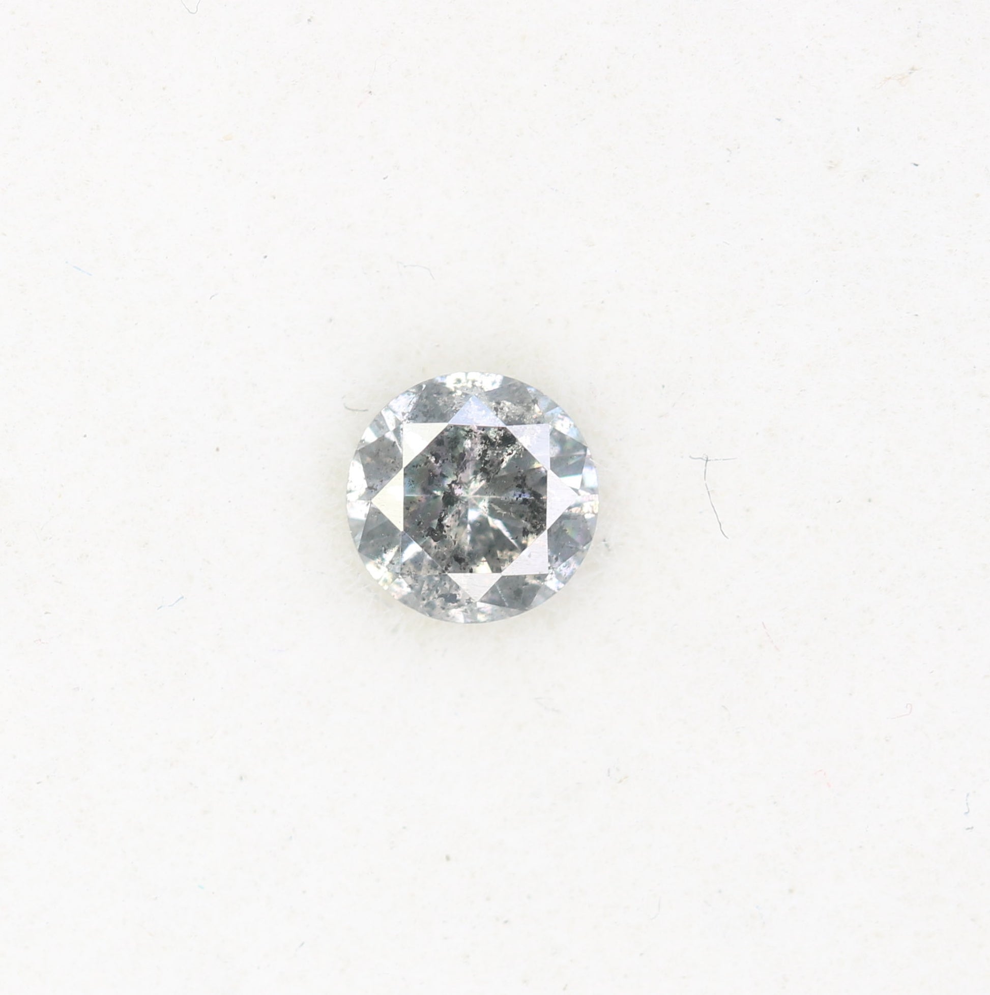 0.20 CT Round Brilliant Cut Salt and Pepper Diamond – Perfect for Engagement Rings, Necklaces, Promise Rings, Earrings & Anniversary Gifts - JayKrishna Diamond