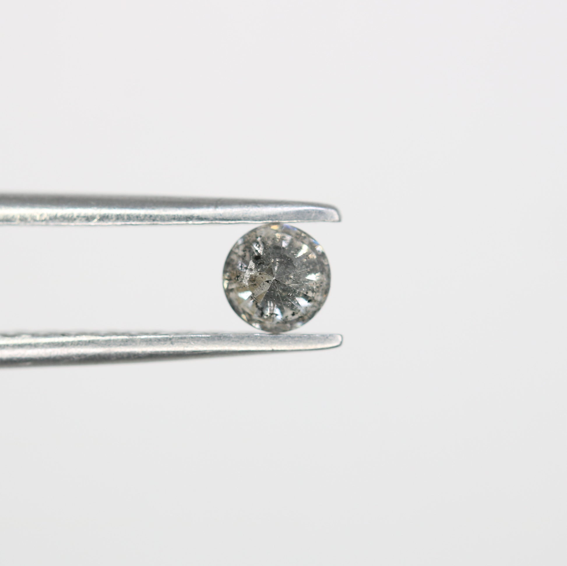 0.20 CT Round Brilliant Cut Salt and Pepper Diamond – Perfect for Engagement Rings, Necklaces, Promise Rings, Earrings & Anniversary Gifts - JayKrishna Diamond