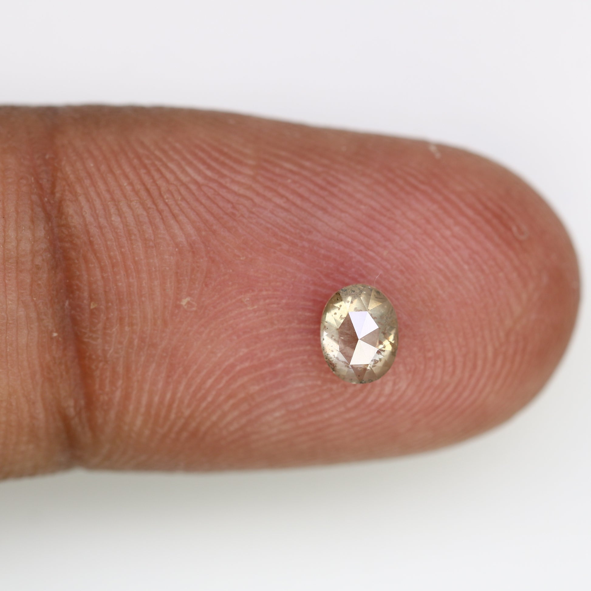 0.42 CT 5 MM Fancy Brown Oval Loose Diamond for Promise Ring and Custom Jewelry - JayKrishna Diamond