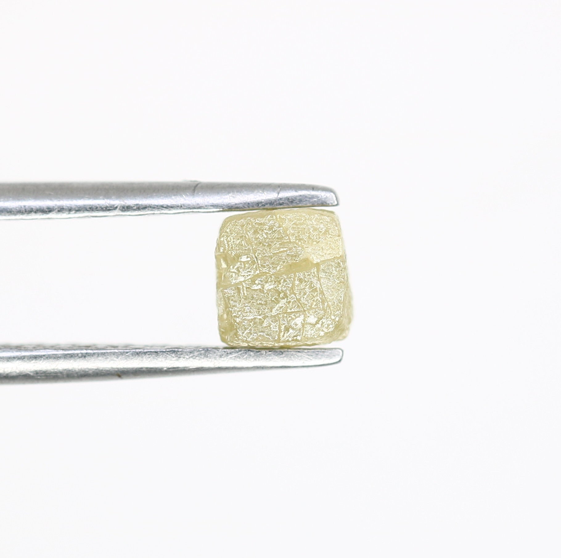 0.98 Carat Grey Color Natural Loose Unique Congo Cube Rough Diamond For Promise Ring - JayKrishna Diamond