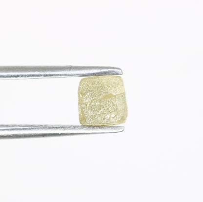 0.98 Carat Grey Color Natural Loose Unique Congo Cube Rough Diamond For Promise Ring - JayKrishna Diamond