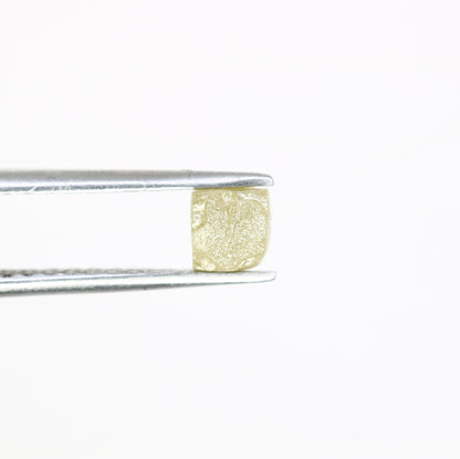 0.98 Carat Grey Color Natural Loose Unique Congo Cube Rough Diamond For Promise Ring - JayKrishna Diamond