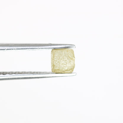 0.98 Carat Grey Color Natural Loose Unique Congo Cube Rough Diamond For Promise Ring - JayKrishna Diamond