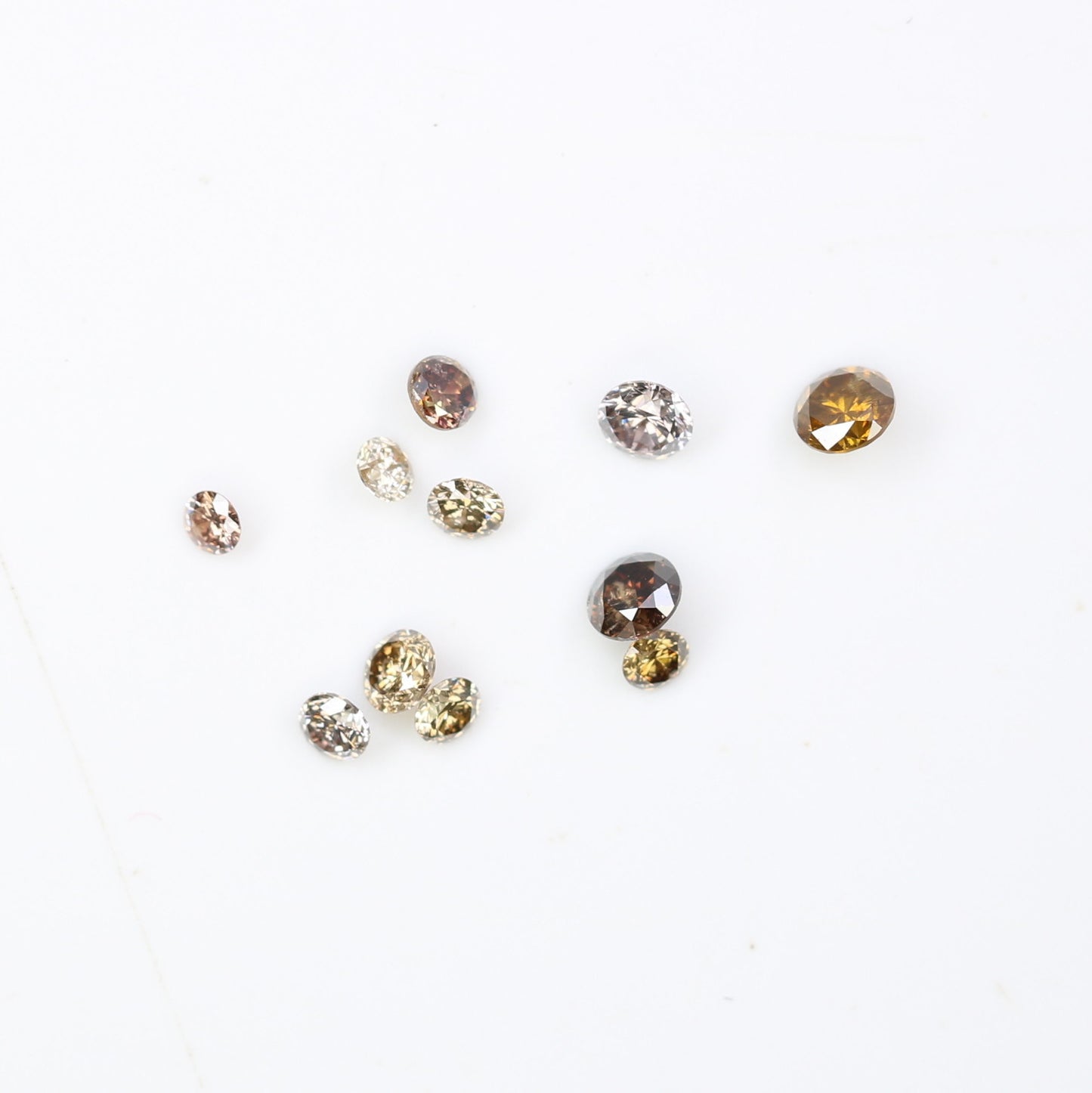 Elegant 0.35 CT Light Brown Round Brilliant Cut Diamond | Perfect for Engagement Rings | 1.50-2.30 MM - JayKrishna Diamond