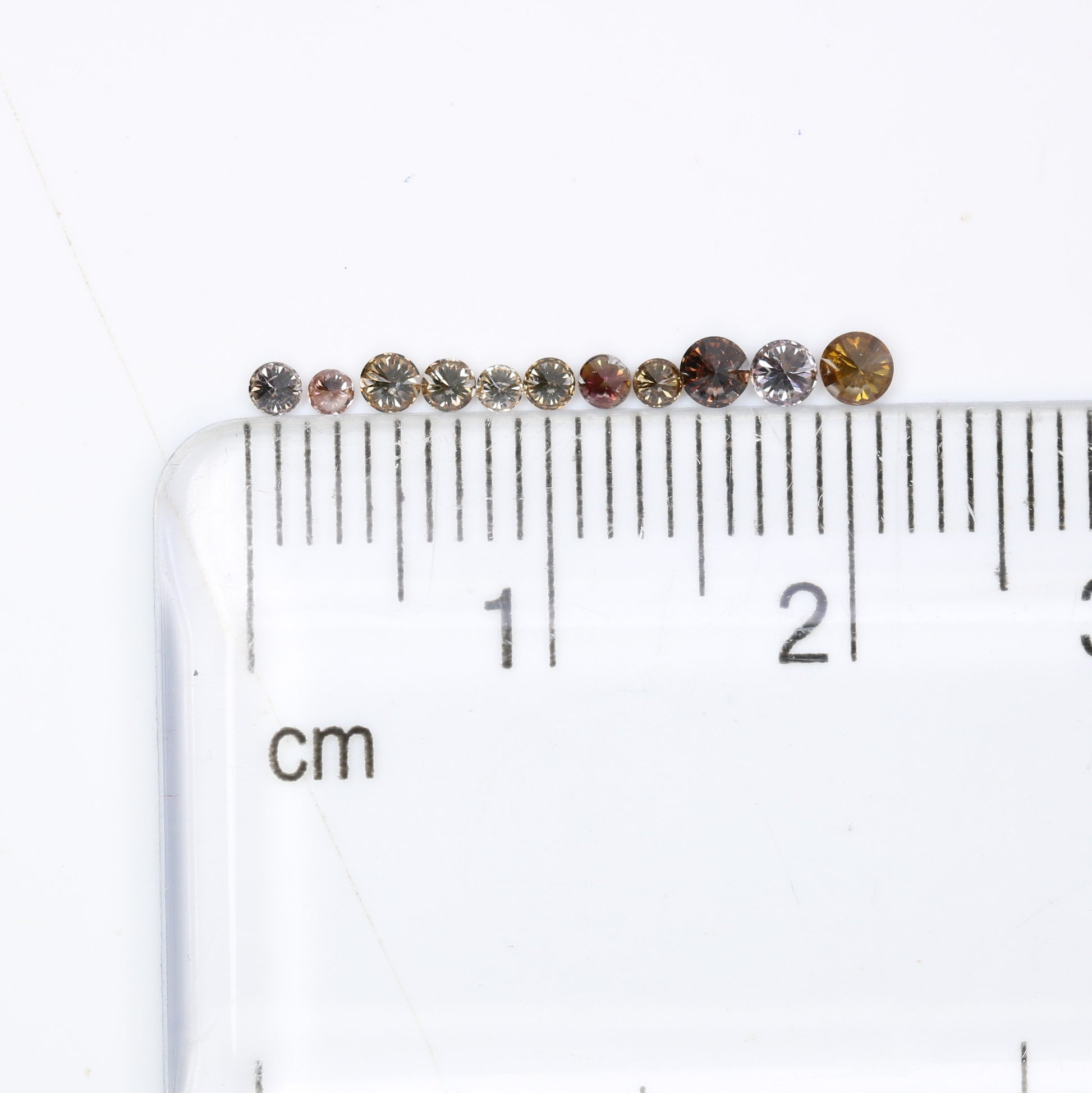 Elegant 0.35 CT Light Brown Round Brilliant Cut Diamond | Perfect for Engagement Rings | 1.50-2.30 MM - JayKrishna Diamond