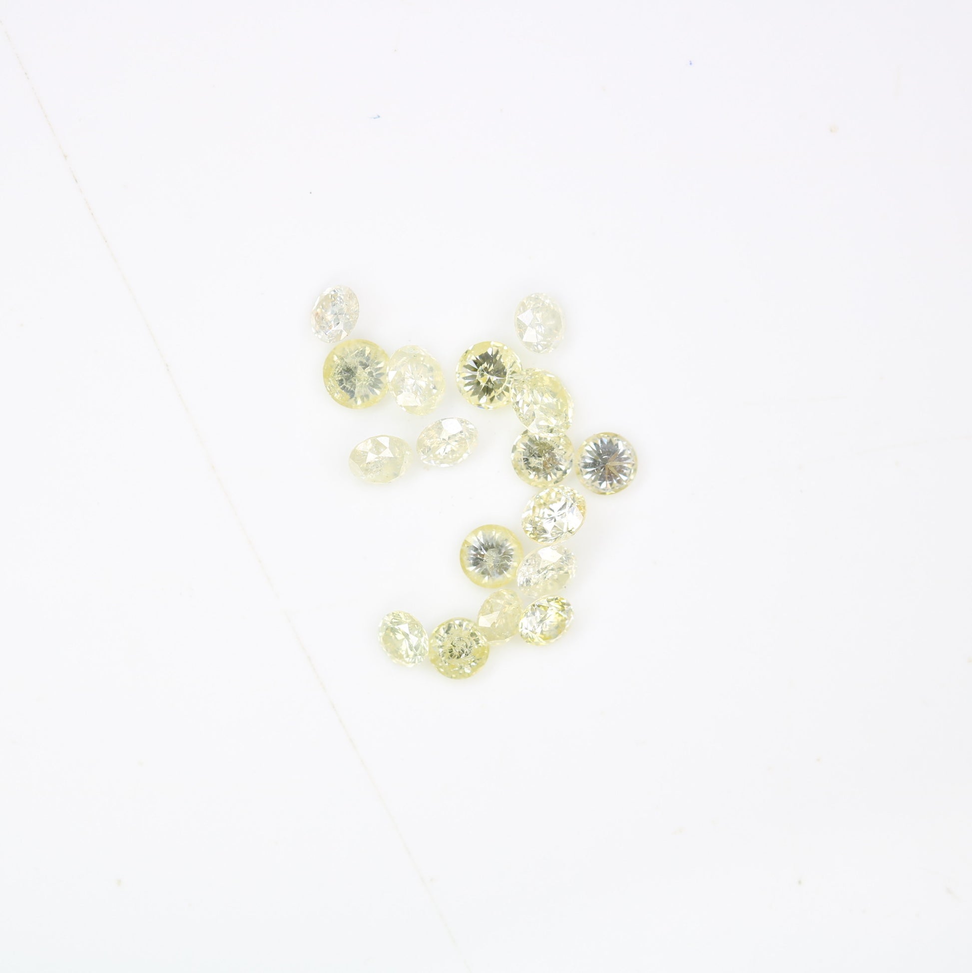 1.19 CT 2.30 To 2.80 MM Mix light Yellow Brilliant Cut Round Diamond For Engagement Ring - JayKrishna Diamond