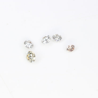 0.31 CT Fancy Mixed Light Brilliant Cut Round Diamonds (2.20 to 2.90 MM) – Ideal for Engagement Rings | Sparkling Round Diamond Jewelry - JayKrishna Diamond