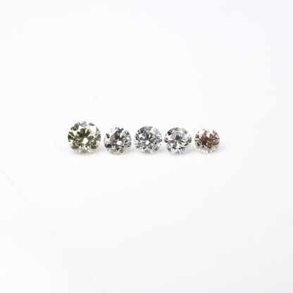 0.31 CT Fancy Mixed Light Brilliant Cut Round Diamonds (2.20 to 2.90 MM) – Ideal for Engagement Rings | Sparkling Round Diamond Jewelry - JayKrishna Diamond
