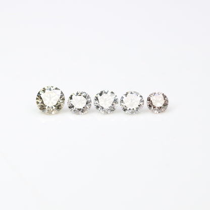 0.31 CT Fancy Mixed Light Brilliant Cut Round Diamonds (2.20 to 2.90 MM) – Ideal for Engagement Rings | Sparkling Round Diamond Jewelry - JayKrishna Diamond