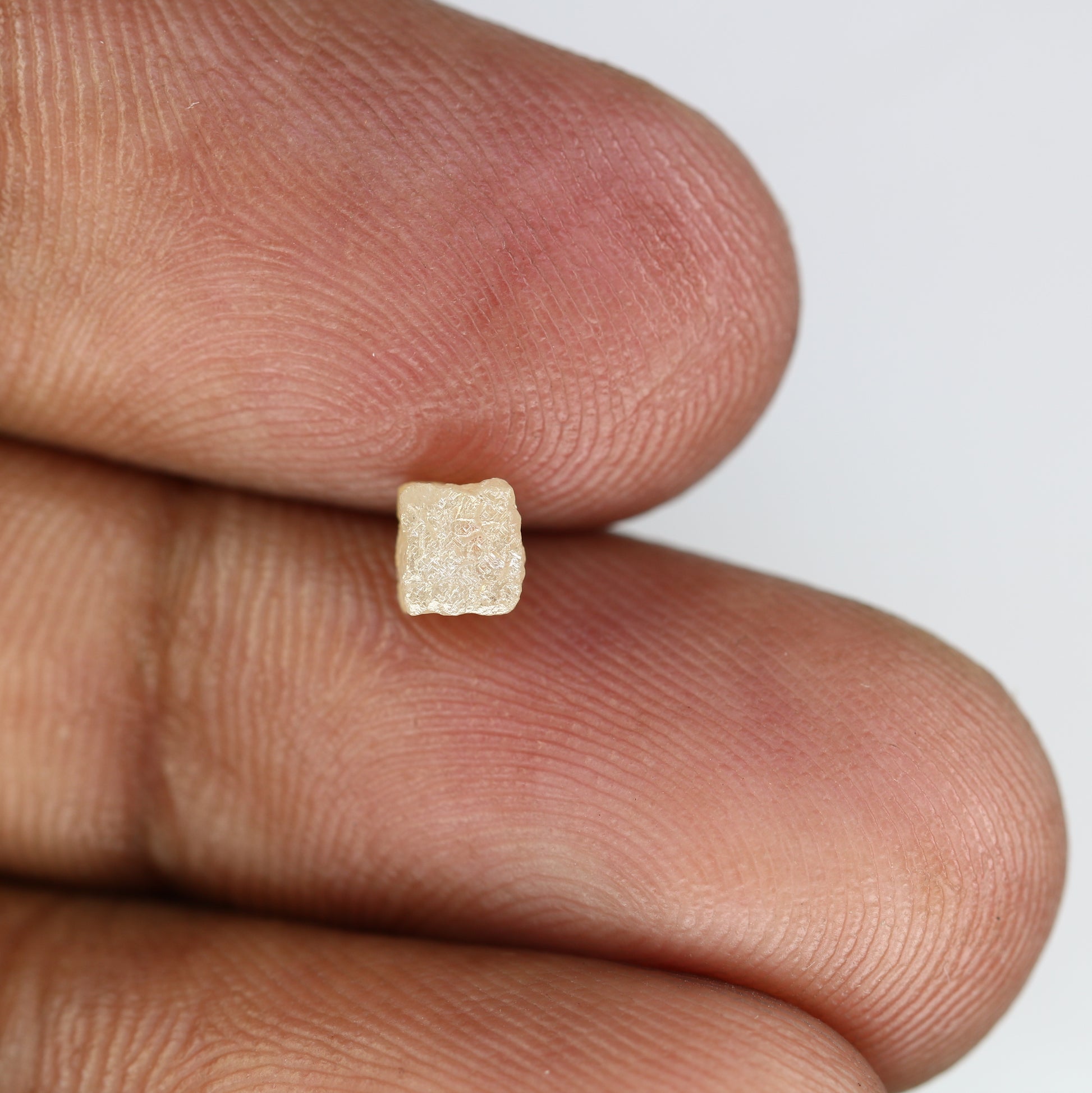 0.91 Carat Grey Color Natural Loose Congo Cube Raw Diamond For Vintage Ring - JayKrishna Diamond