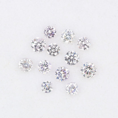 0.57 CT Mixed Size Round Fancy Light Brilliant Cut Diamonds – Dazzling Loose Stones for Elegant Engagement Rings - JayKrishna Diamond
