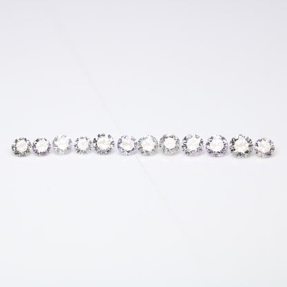0.57 CT Mixed Size Round Fancy Light Brilliant Cut Diamonds – Dazzling Loose Stones for Elegant Engagement Rings - JayKrishna Diamond