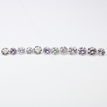 0.57 CT Mixed Size Round Fancy Light Brilliant Cut Diamonds – Dazzling Loose Stones for Elegant Engagement Rings - JayKrishna Diamond