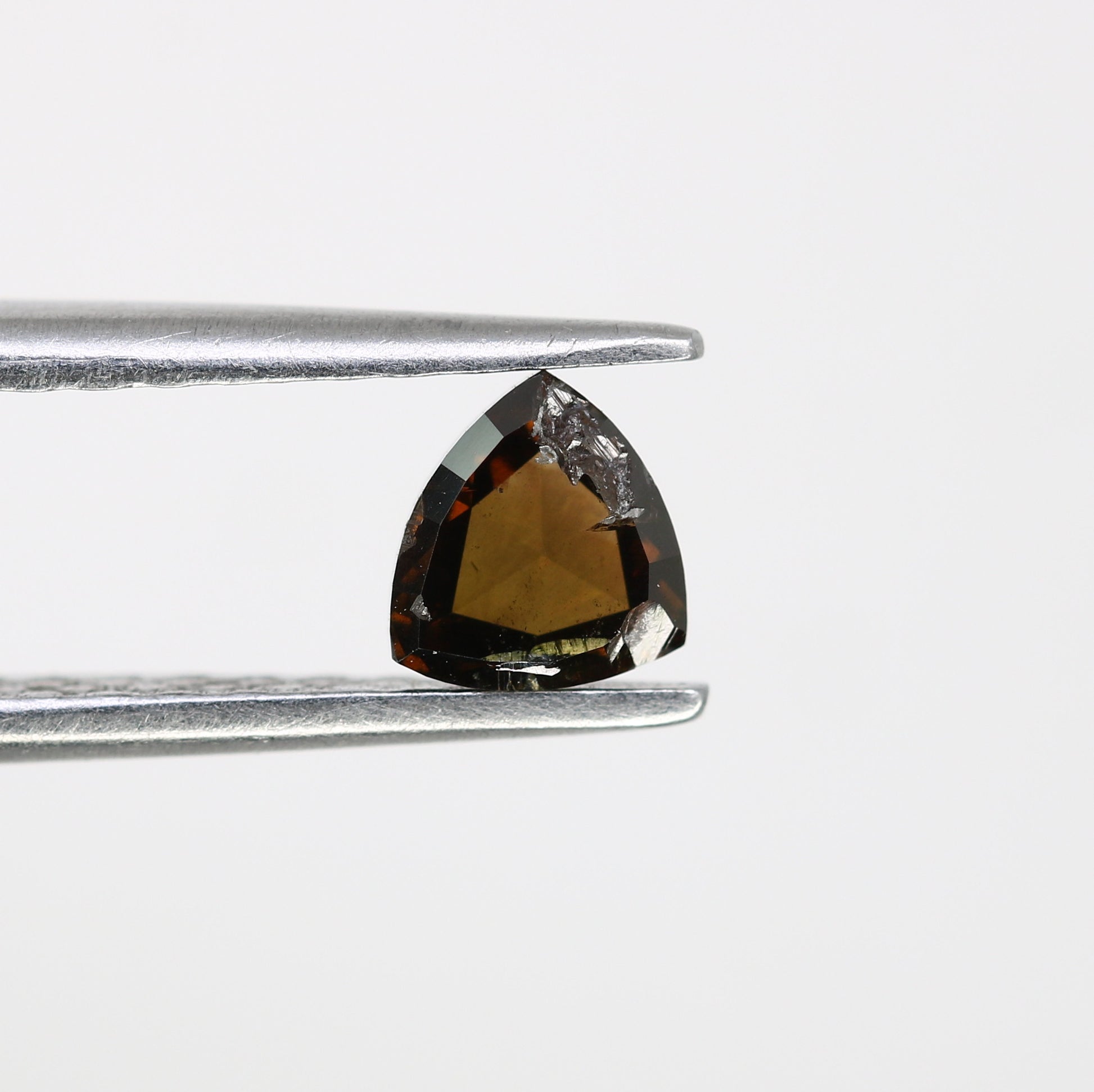 0.59 Carat Loose Dark Brown Triangle-Shaped Natural Diamond – Distinctive Gem for Unique Wedding Rings - JayKrishna Diamond