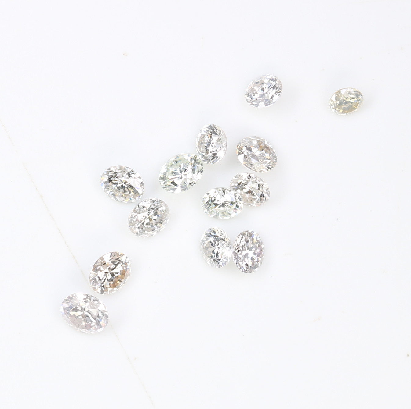 0.61 CT Round Brilliant Cut Light Mix Diamonds (1.70 to 2.60 MM) for an Elegant Engagement Ring: Unique Gemstone Collection - JayKrishna Diamond