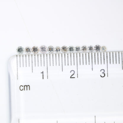 0.61 CT Round Brilliant Cut Light Mix Diamonds (1.70 to 2.60 MM) for an Elegant Engagement Ring: Unique Gemstone Collection - JayKrishna Diamond