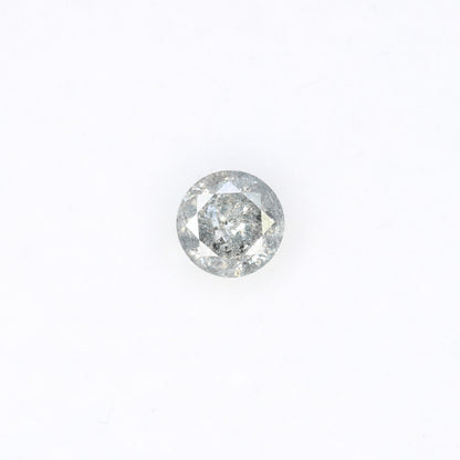 0.40 CT 4.70 x 2.70 MM Salt and Pepper Natural Round Brilliant Cut Diamond for Custom Engagement Rings, Unique Fine Jewelry & Ethical Bridal Jewelry - JayKrishna Diamond