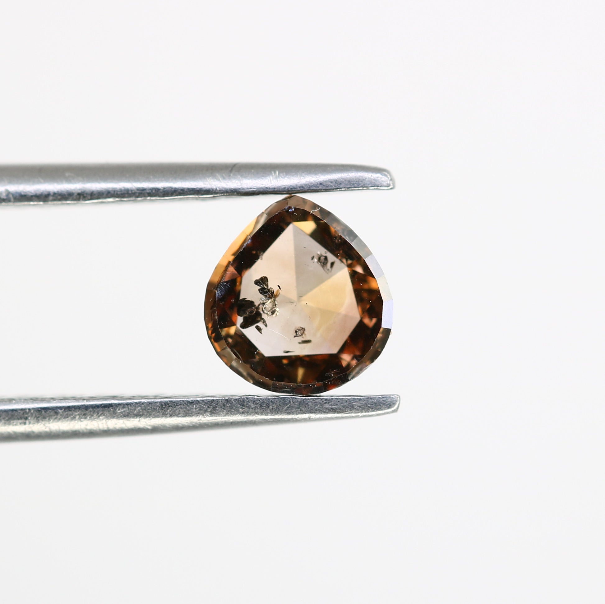 0.62 CT Pear Cut Loose Natural Brown Diamond (5.3 MM) for a One-of-a-Kind Galaxy Ring: Exquisite Gemstone Jewelry Piece - JayKrishna Diamond
