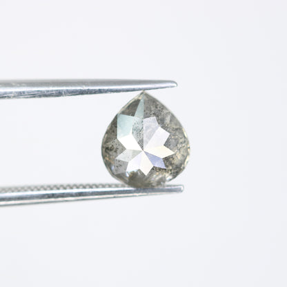 1.61 CT 7.60 MM Pear Shape Salt And Pepper Diamond - JayKrishna Diamond