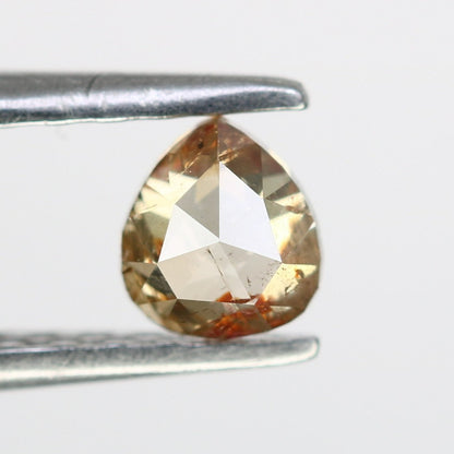 0.33 Carat 4.4 MM Pear Cut Natural Loose Fancy Brown Diamond – Ideal for Engagement Rings | Stunning Fancy Brown Pear Shape Diamond - JayKrishna Diamond