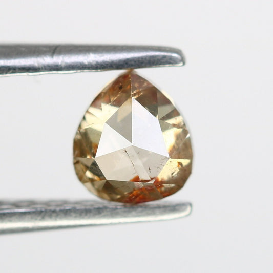 0.33 Carat 4.4 MM Pear Cut Natural Loose Fancy Brown Diamond – Ideal for Engagement Rings | Stunning Fancy Brown Pear Shape Diamond - JayKrishna Diamond