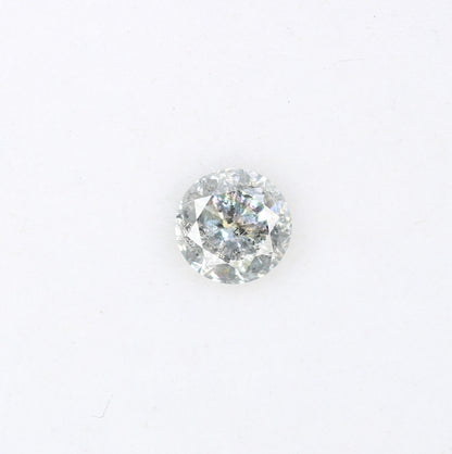 Unique 0.38 CT Salt & Pepper Round Brilliant Cut Diamond | Perfect for Engagement Rings | 4.60 MM - JayKrishna Diamond
