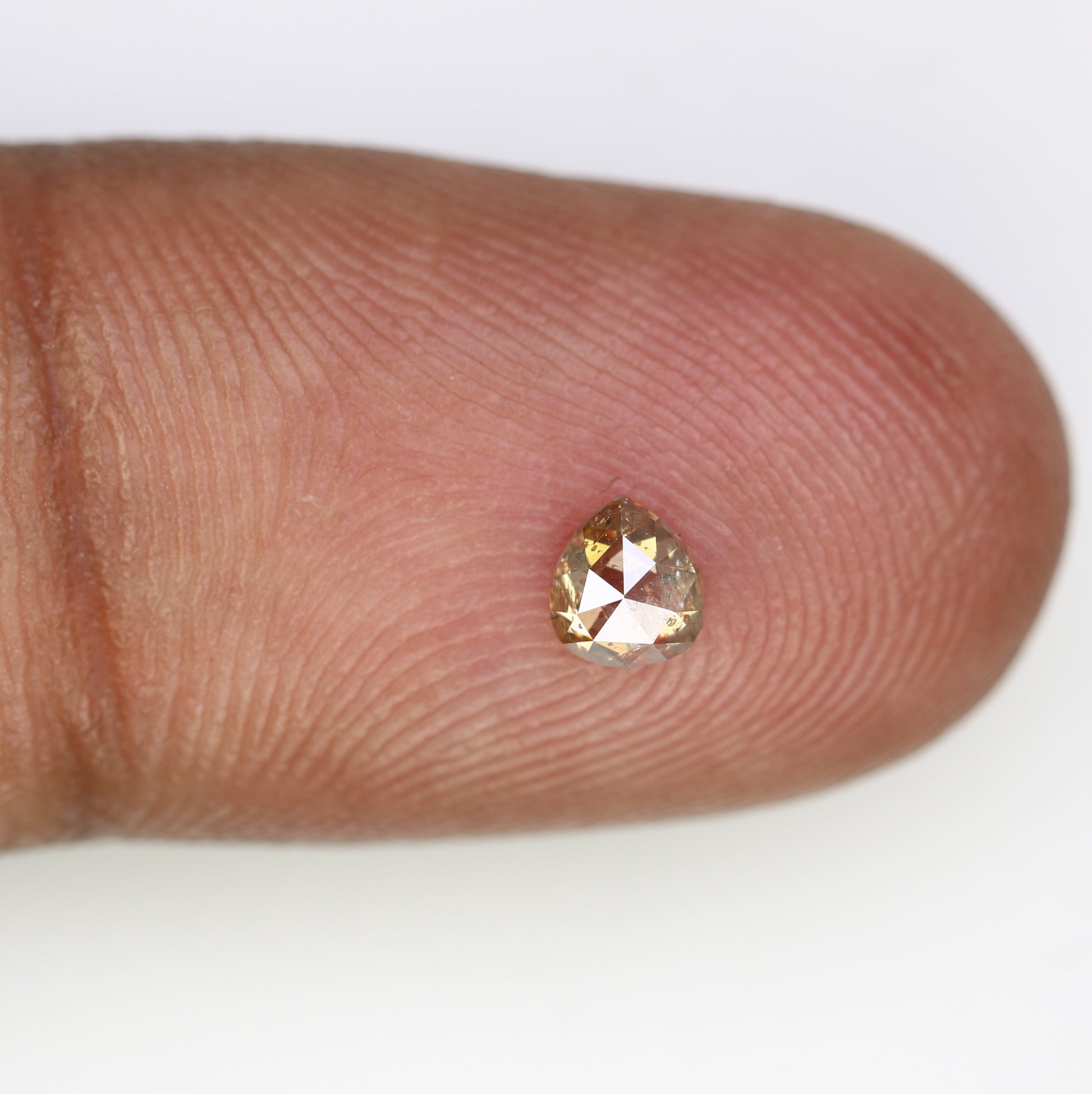0.33 Carat 4.4 MM Pear Cut Natural Loose Fancy Brown Diamond – Ideal for Engagement Rings | Stunning Fancy Brown Pear Shape Diamond - JayKrishna Diamond
