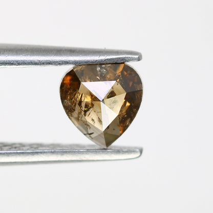 0.44 CT 4.9 MM Fancy Loose Brown Heart Shape Diamond for Wedding Ring and Custom Bridal Jewelry Design - JayKrishna Diamond