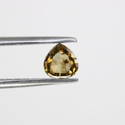 0.39 CT 4.5 MM Natural Brown Pear Shaped Loose Diamond for Custom Galaxy Rings, Unique Engagement Jewelry & Earthy Fine Jewelry - JayKrishna Diamond