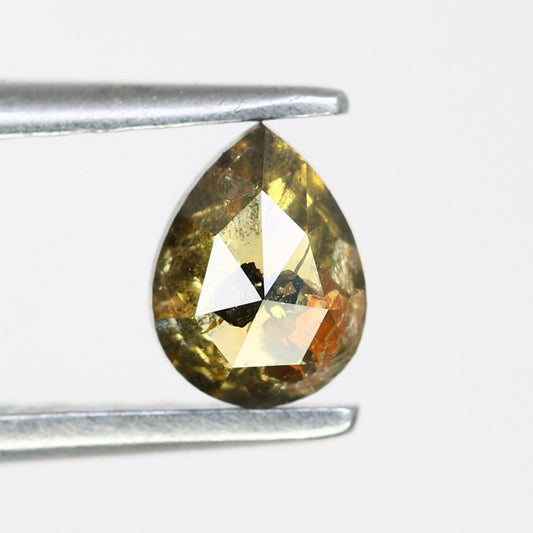 0.44 CT Fancy Brown Color Loose Pear Shaped Diamond for Engagement Ring and Custom Artisan Jewelry Design - JayKrishna Diamond