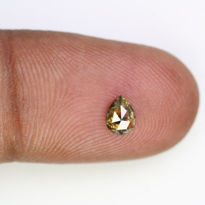 0.44 CT Fancy Brown Color Loose Pear Shaped Diamond for Engagement Ring and Custom Artisan Jewelry Design - JayKrishna Diamond