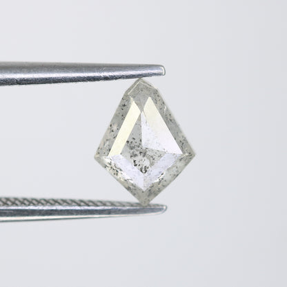 1.03 CT 7.90 MM Kite Shape Salt And Pepper Diamond For Wedding Ring - JayKrishna Diamond