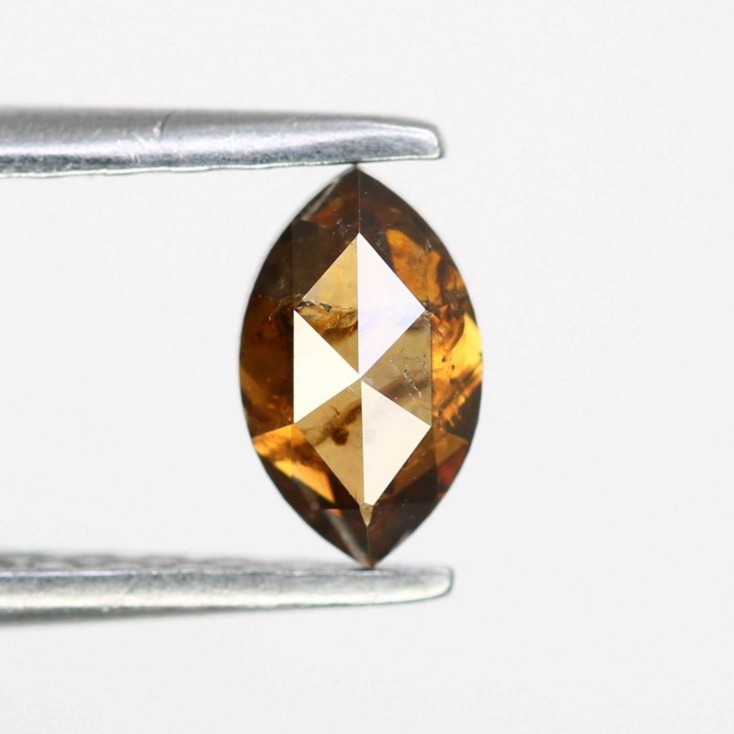 0.44 Carat 6.2 MM Marquise Shape Fancy Brown Color Diamond for Wedding Ring and Unique Bridal Jewelry Design - JayKrishna Diamond